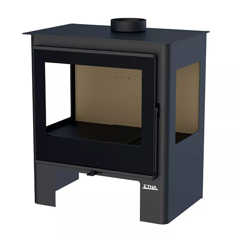 Poêle à bois 3 vitres Shiva - 10 Kw